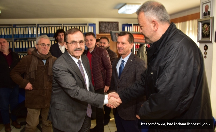 Başkan Zihni Şahin, 'esnaf' turunda 'ÖNEMLİ OLAN SAMSUN'A HİZMETTİR!..'