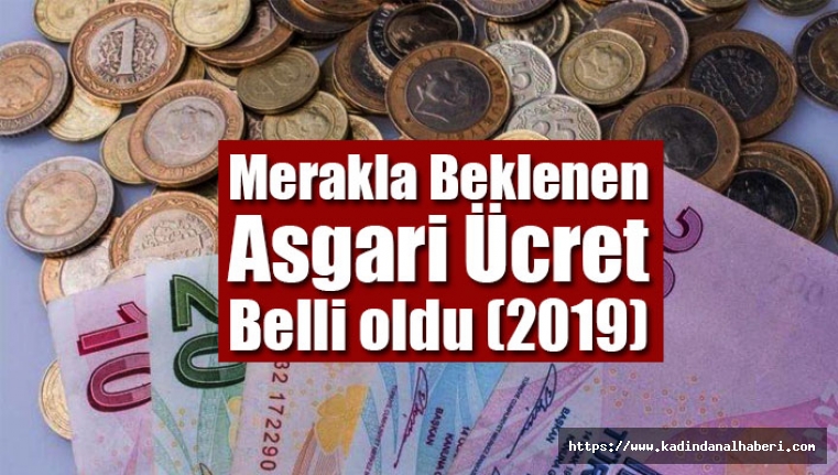 Merakla Beklenen Asgari Ücret Belli oldu (2019)