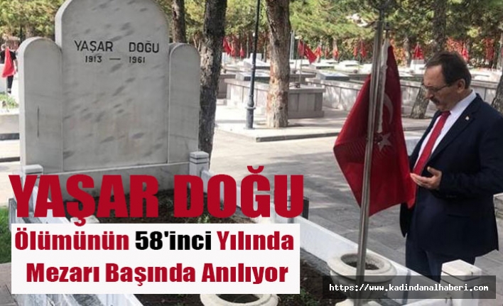 Başkan Zihni Şahin, Yaşar Doğu'yu Andı