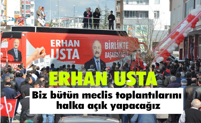 Usta'dan görkemli açılış