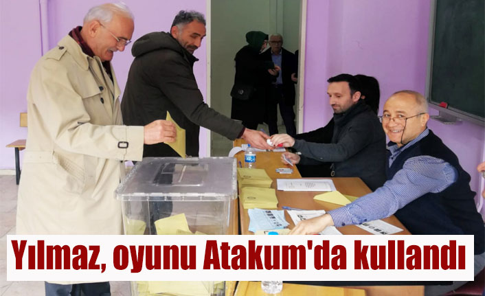 Yılmaz, oyunu Atakum'da kullandı