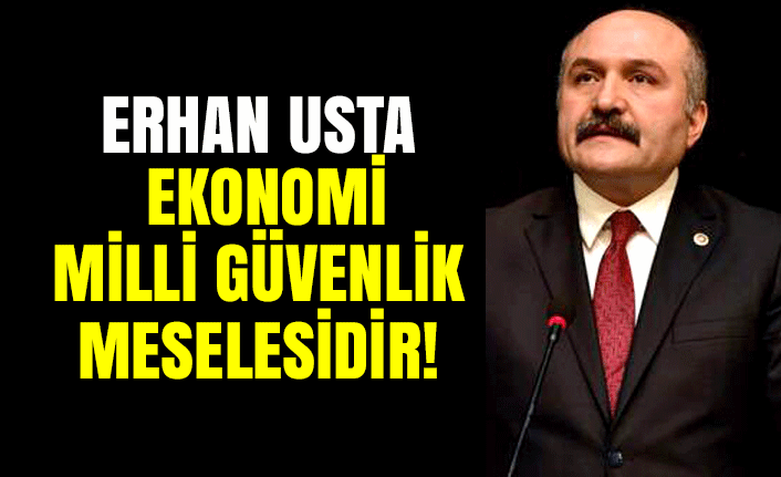Erhan Usta: Ekonomi Milli Güvenlik Meselesidir