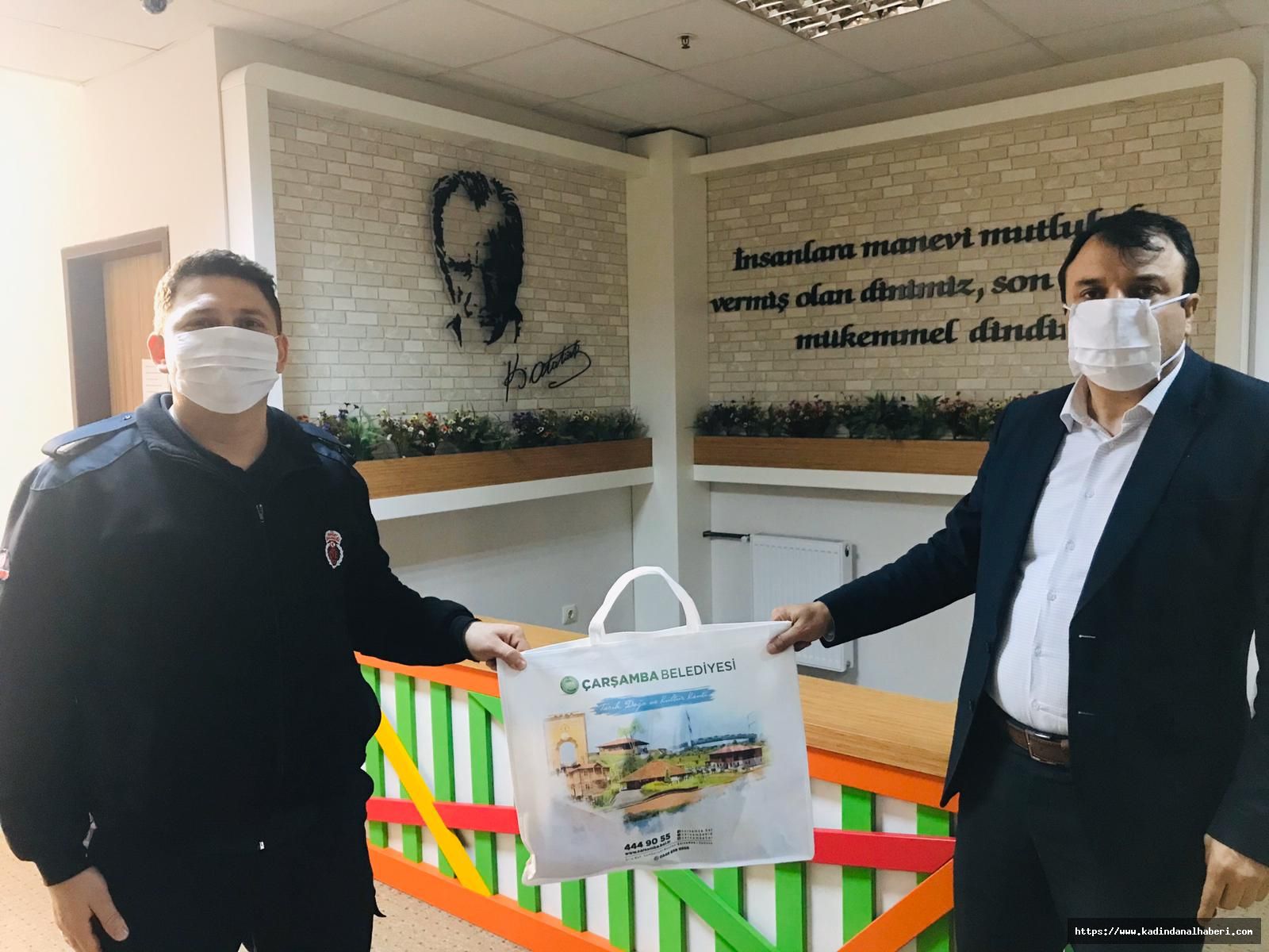 Çarşamba Belediyesi'nden 'Bir paket de komşun için al Çarşamba' Kampanyası