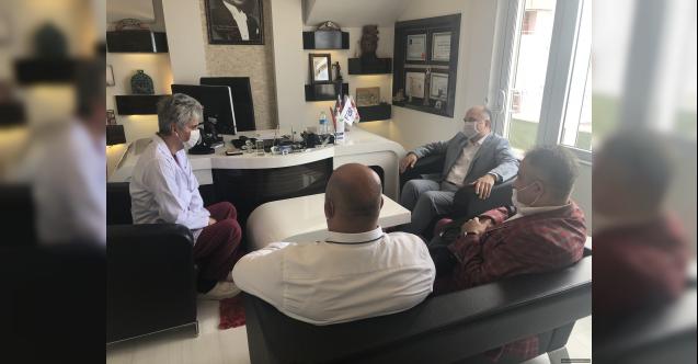 Erhan Usta'dan Samsun Sağlık İl Müdürlüğüne ve FBM Tıp Merkezine Ziyaret