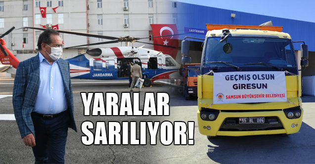 Samsun Büyükşehir yaraları sarıyor