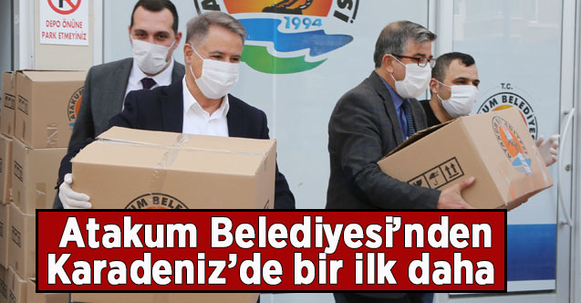 Atakum Belediyesi’nden Karadeniz’de bir ilk daha