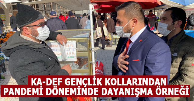 KA-DEF GENÇLİK KOLLARINDAN PANDEMİ DÖNEMİNDE DAYANIŞMA ÖRNEĞİ