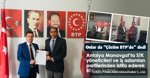 Onlar da 'Çözüm BTP'de' dedi