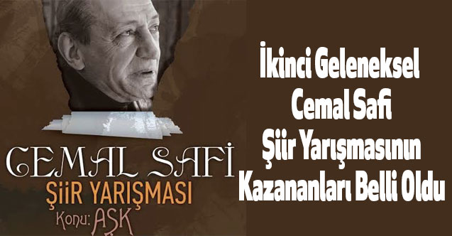 İkinci Geleneksel Cemal Safi Şiir Yarışmasının Kazananları Belli Oldu