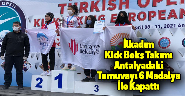 İlkadım Kick Boks Takımı Antalyadaki Turnuvayı 6 Madalya İle Kapattı