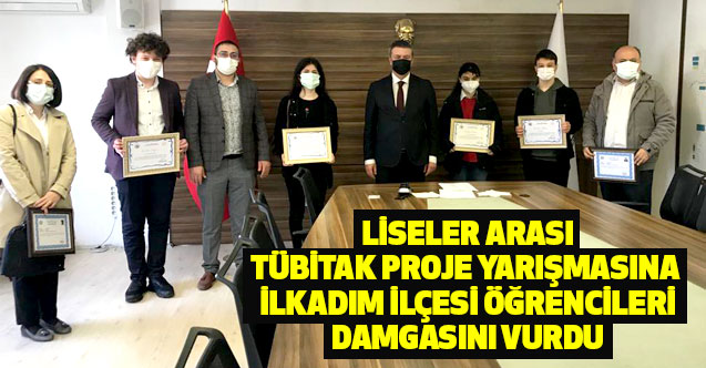 Liseler Arası TÜBİTAK Proje Yarışmasına İlkadım İlçesi Öğrencileri Damgasını Vurdu