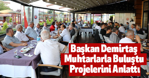 Başkan Demirtaş Dolu Dolu Bir İki Buçuk Yıl Geçireceğiz
