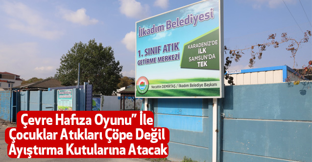 Çevre Hafıza Oyunu” İle Çocuklar Atıkları Çöpe Değil Ayıştırma Kutularına Atacak