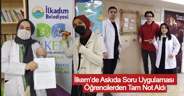 İlkem’de Askıda Soru Uygulaması Öğrencilerden Tam Not Aldı