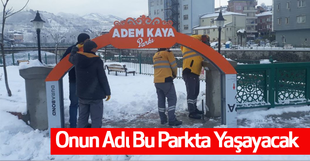 Samsun’un Salıpazarı Belediyesi ölen işçisinin adını parkta yaşatacak