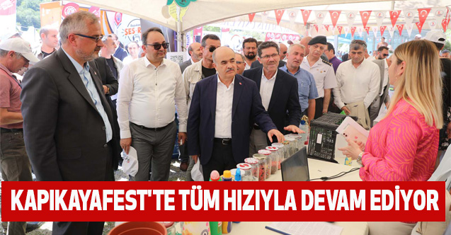 Kapıkayafest'te tüm hızıyla devam ediyor
