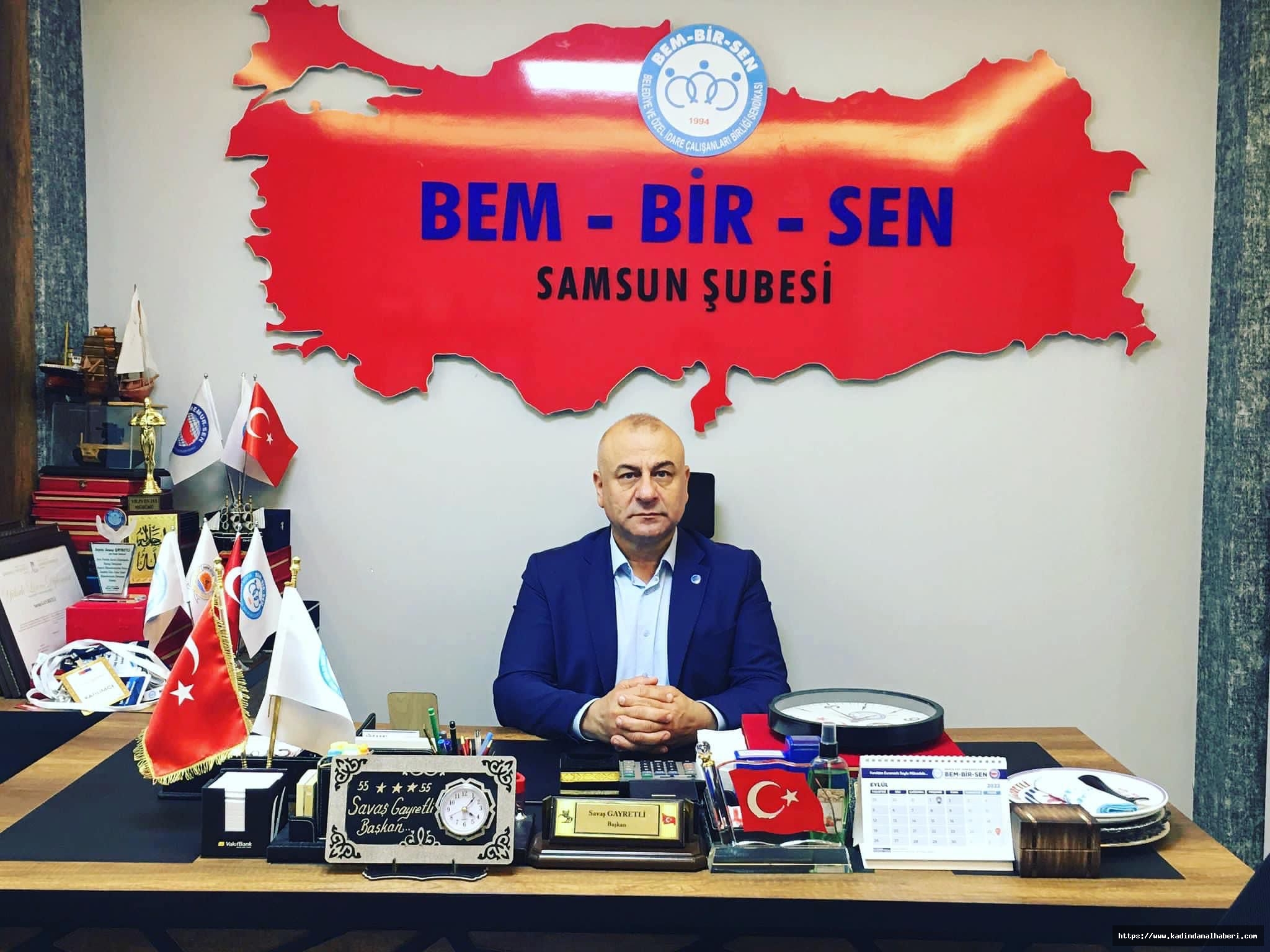 BEM BİR SEN Samsun Şube Başkanı Savaş Gayretli: Bankalar maaş promosyonlarını günün şartlarına göre güncellemelidir!