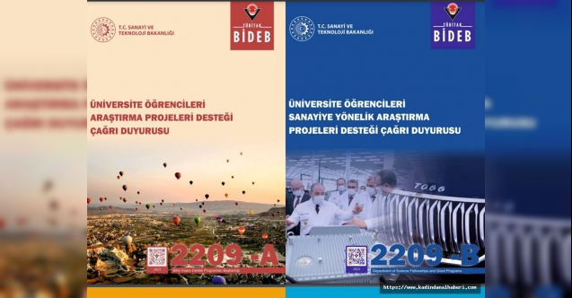 Üniversite öğrencileri için TÜBİTAK-2209 programları konulu çevrimiçi seminer