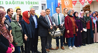 30 kadın üreticiye bin 500 kaz palazı