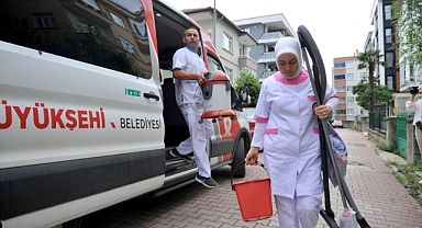 Bayram temizliği Büyükşehir’den