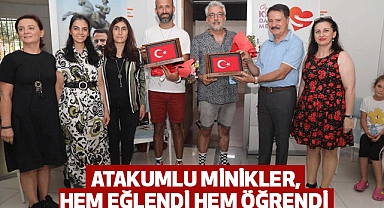 Atakumlu minikler, hem eğlendi hem öğrendi