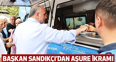 Başkan Sandıkçı’dan Aşure İkramı