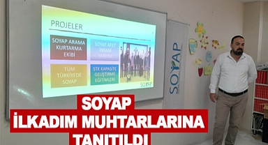 SOYAP İlkadım Muhtarlarına Tanıtıldı