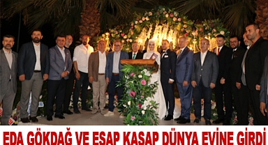 Eda Gökdağ ve Esap Kasap dünya evine girdi