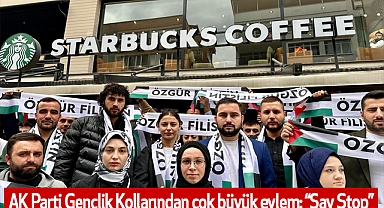 AK Parti Gençlik Kollarından çok büyük eylem: “Say Stop”