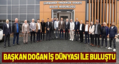 Başkan Doğan İş Dünyası İle Buluştu
