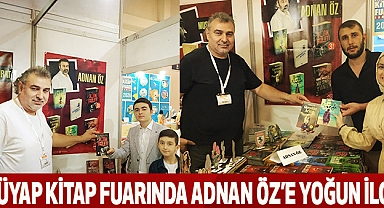 TÜYAP Kitap Fuarında Adnan Öz'e Yoğun İlgi