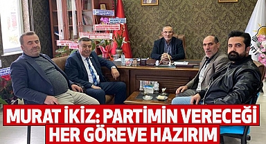 Murat İkiz: Partimin Vereceği Her Göreve Hazırım