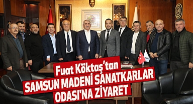 Genel Başkanvekili Yardımcısı Köktaş’tan Samsun Madeni Sanatkarlar Odası'na ziyaret