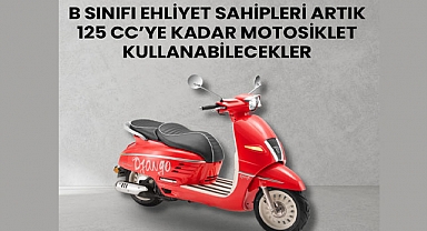 B Sınıfı Ehliyet Sahipleri Artık 125 Cc’ye Kadar Motosiklet Kullanabilecekler