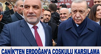 Canik'ten Erdoğan'a Coşkulu Karşılama