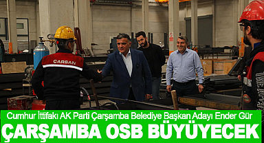 Ender Gür: Çarşamba OSB büyüyecek