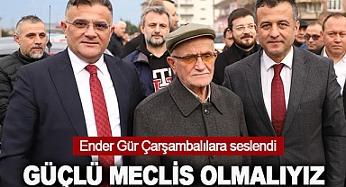 Ender Gür Çarşambalılara seslendi