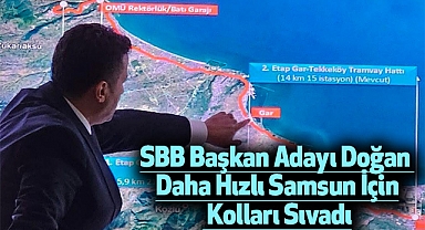 SBB Başkan Adayı Doğan Daha Hızlı Samsun İçin Kolları Sıvadı