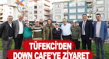 Tüfekci'den Down Cafe'ye Ziyaret