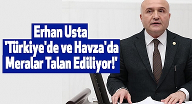 Erhan Usta: 'Türkiye'de ve Havza'da Meralar Talan Ediliyor!'