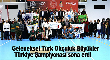 Geleneksel Türk Okçuluk Büyükler Türkiye Şampiyonası sona erdi