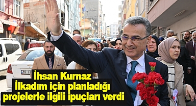 İhsan Kurnaz İlkadım için planladığı projelerle ilgili ipuçları verdi