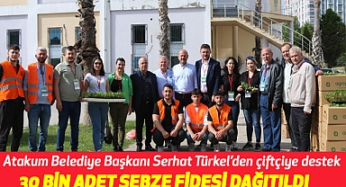 Atakum Belediye Başkanı Serhat Türkel'den çiftçiye destek