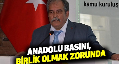 Anadolu Basını, birlik olmak zorunda