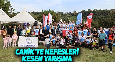 Canik’te Nefesleri Kesen Yarışma