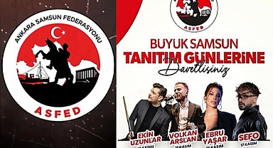 Ankara’da Samsun Tanıtım Günleri Coşkusu: 15-16-17 Kasım’da Başkent Millet Bahçesi’nde
