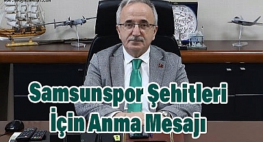 Ak Parti'den Samsunspor Şehitleri İçin Anma Mesajı