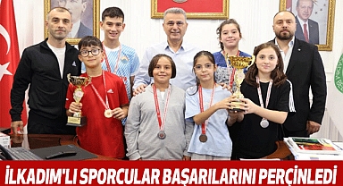İlkadım'lı sporcular başarılarını perçinledi