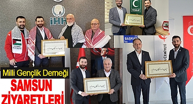 Milli Gençlik Derneği Samsun ziyaretleri