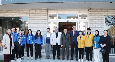 Samsunlu atıcılardan İl Müdürü Feyzullah Dereci'ye ziyaret